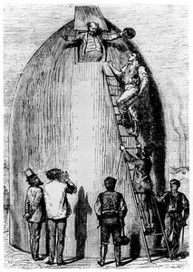 Illustration de De la Terre à la Lune par Jules Verne, 1865 - Unbekannt