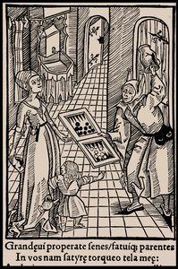 Illustration du livre La Nef des fous de Sebastian Brant, 1497 - Unbekannt