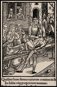 Illustration du livre La Nef des fous de Sebastian Brant, 1497