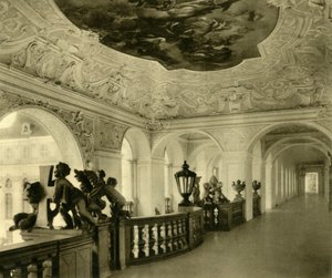 Escalier impérial, monastère de Saint-Florian, Sankt Florian, Haute-Autriche, vers 1935 - Unbekannt