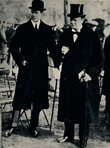 Dans Hyde Park avec le prince héritier de Suède, 1917, 1945 - Unbekannt