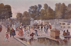 Dans le jardin des Tuileries - Unbekannt