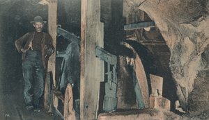 Dans une mine de Rand - Un basculeur, début du 20e siècle