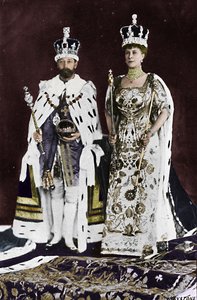Au printemps 1910, le roi Édouard VII est mort, en mars 1911, le roi George V a été couronné, 1911, 1945 - Unbekannt
