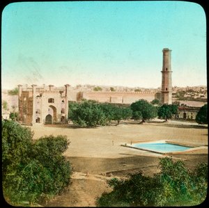 Dans le fort, Lahore, Inde, fin du 19e ou début du 20e siècle