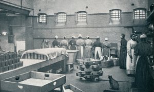 Dans la cuisine de la prison de Holloway, Londres, vers 1901 - Unbekannt
