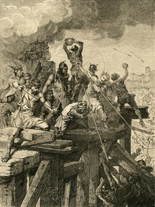 Incident lors du siège de Paris : Défense du pont et de la tour, 845, 1890 - Unbekannt
