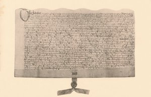 Acte de vente de terrain, signé par Guy Fawkes - Unbekannt