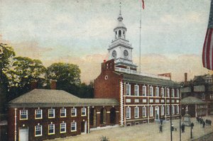Independence Hall, Philadelphie, Pennsylvanie, USA, vers 1910 - Unbekannt
