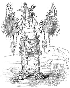 Homme-médecine indien, vers 1700-1880