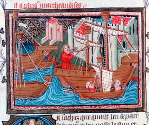 Navires à voile indiens décrits par Marco Polo, XVe siècle - Unbekannt