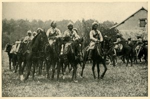Soldats indiens au front, Première Guerre mondiale, 1914, vers 1920 - Unbekannt