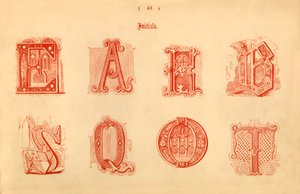 Initiales, 1862 - Unbekannt