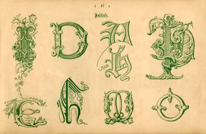Initiales, 1862 - Unbekannt
