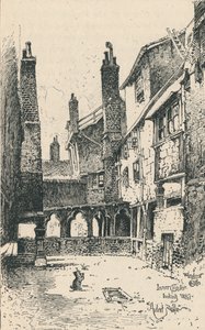 Cloître intérieur, vue vers l
