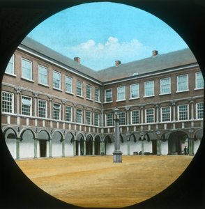 Cour intérieure - Académie militaire royale, Breda, fin 19e-début 20e siècle