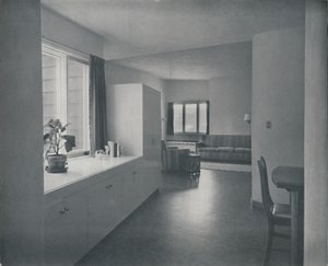 Intérieur - Maison à Fairfax, Californie par Francis Ellsworth Lloyd, 1942 - Unbekannt