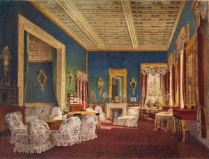 Intérieur dans le manoir des Talyzins à Denezhnikovo