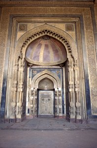 Intérieur de la mosquée moghole, Delhi, Inde - Unbekannt