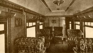 Intérieur du wagon Pullman, Marjorie, Southern Railway, 1930 - Unbekannt