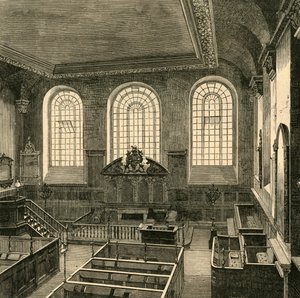 Intérieur de St. Michaels, Wood Street, 1876, 1897 - Unbekannt
