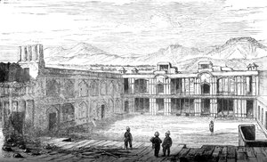 Intérieur de la Résidence Britannique, Caboul, vue vers le sud, 1879, c1880 - Unbekannt