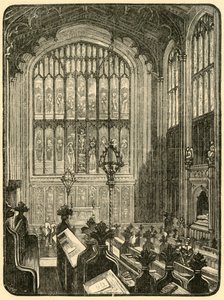 Intérieur de la chapelle, 1898