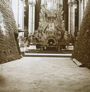 Intérieur de la cathédrale, Amiens, nord de la France, vers 1914-1918 - Unbekannt