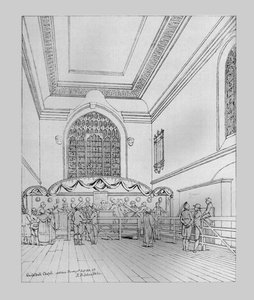 Vue intérieure de la chapelle du Guildhall, 1815, 1886 - Unbekannt