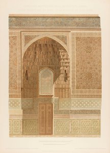 Vue intérieure du Gur-e Amir à Samarcande. De Les mosquées de Samarcande, 1905