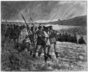 Invasion des Alains ou des Wisigoths, Gaule, début du 5e siècle, 1882-1884