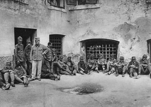 Prisonniers italiens au château de Ljubljana Laibach, Première Guerre mondiale - Unbekannt