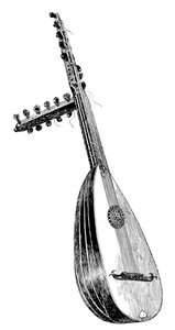 Théorbe italien, XVIe siècle, 1901