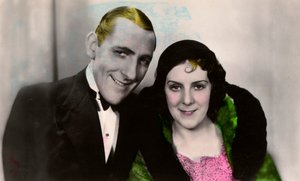 Jack Hulbert et sa femme Cicely Courtneidge, acteurs anglais