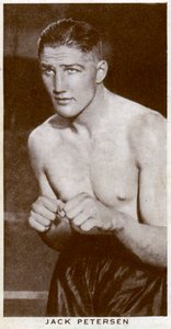Jack Petersen, boxeur gallois, 1938 - Unbekannt