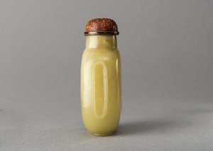 Flacon à priser en jade, Chine, dynastie Qing, 1644-1911 - Unbekannt