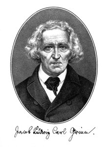 Jakob Ludwig Karl Grimm, auteur, philologue et mythologue allemand - Unbekannt