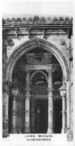 Jama Masjid, Ahmadabad, Gujarat, Inde, vers 1925 - Unbekannt