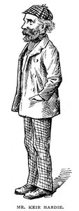 James Keir Hardie, syndicaliste et homme politique britannique né en Écosse, 1903