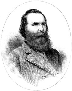James Longstreet, général confédéré de la guerre civile américaine, vers 1880