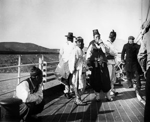 Officiels japonais à bord d