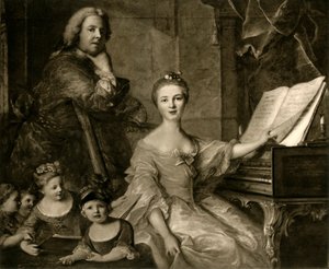 Jean-Marc Nattier et sa famille, 1730-1762 - Unbekannt