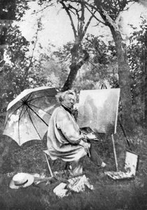 Jean Baptiste Camille Corot, artiste français, vers 1845-1875