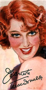 Jeanette MacDonald, 1903-1965, chanteuse et actrice, 20e siècle