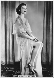 Jeanette Williams, vers 1938