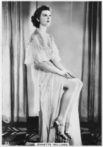 Jeanette Williams, vers 1938