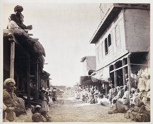 Jellallabad, rue principale, vers 1878