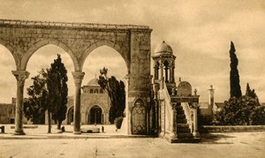 Jérusalem - Mosquée El-Aksa, vers 1918-vers 1939 - Unbekannt