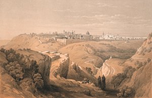 Jérusalem depuis la route menant à Béthanie, 1855 - Unbekannt