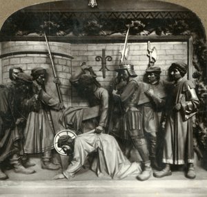 Jésus tombe pour la deuxième fois sous le poids de la croix, vers 1920 - Unbekannt